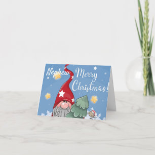 **NEPHEW'S CHRISTMAS** GNOME CARD