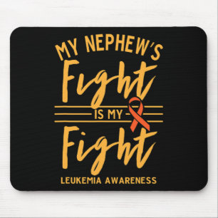 Nephew's Fight Is My Fight Leukaemia Awareness Mouse Mat