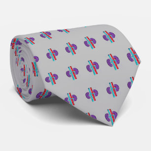 Nephrologist Artsy lll Kidney Design Grey #5 Tie