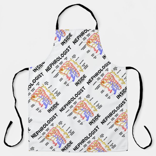 Nephrologist Inside Kidney Nephron Apron (Front)