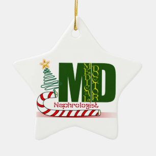 Nephrologist MERRY CHRISTMAS DOCTOR Ceramic Tree Decoration