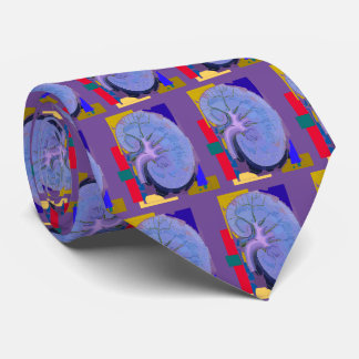 Nephrologist The Kidney Purple Tie