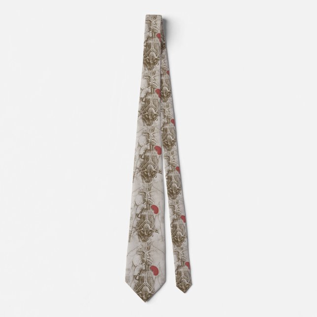 Nephrologist Tie Anatomy by Leonardo da Vinci (Front)