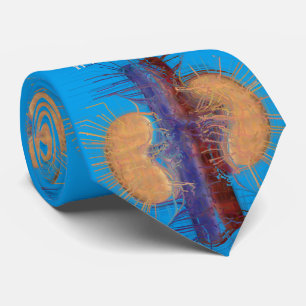 Nephrologist Tie Unique Artsy Kidney Design #12