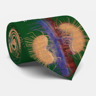 Nephrologist Tie Unique Artsy Kidney Design #20