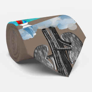 Nephrologist Tie Unique Artsy Sailboat #31