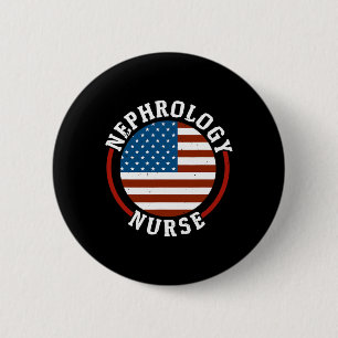 Nephrology Nurse Dialysis Nurse Medical Kidney Dis 6 Cm Round Badge
