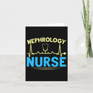 Nephrology Nurse Dialysis Nurse Medical Kidney Dis Card