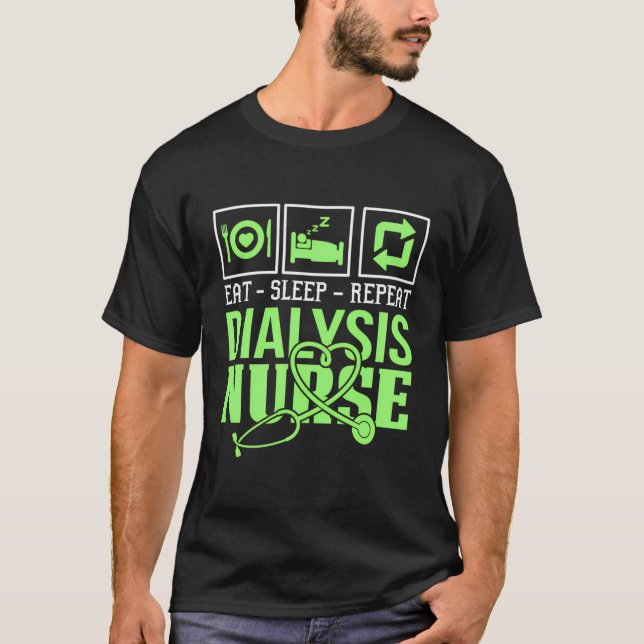 Nephrology Nurse Dialysis Quote For A Dialysis Nur T-Shirt (Front)