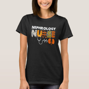Nephrology Nurse Halloween Dialysis Nurse T-Shirt