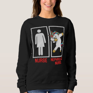 Nephrology Nurse Unicorn Dialysis Nursing Rn 1 Sweatshirt