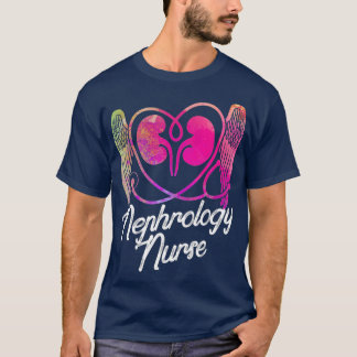Nephrology Nurse Wing Kidneys Dialysis Nursing T-Shirt