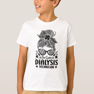 Nephrology One Lucky Dialysis Technician Nurse T-Shirt