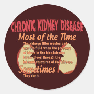 Nephrology T-shirts & Gifts Classic Round Sticker