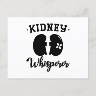 Nephrology Tech Kidney Whisperer Dialysis Nurse Postcard
