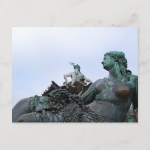 Neptunbrunnen - Neptune Fountain - Berlin Postcard