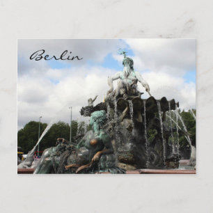 neptunbrunnen postcard