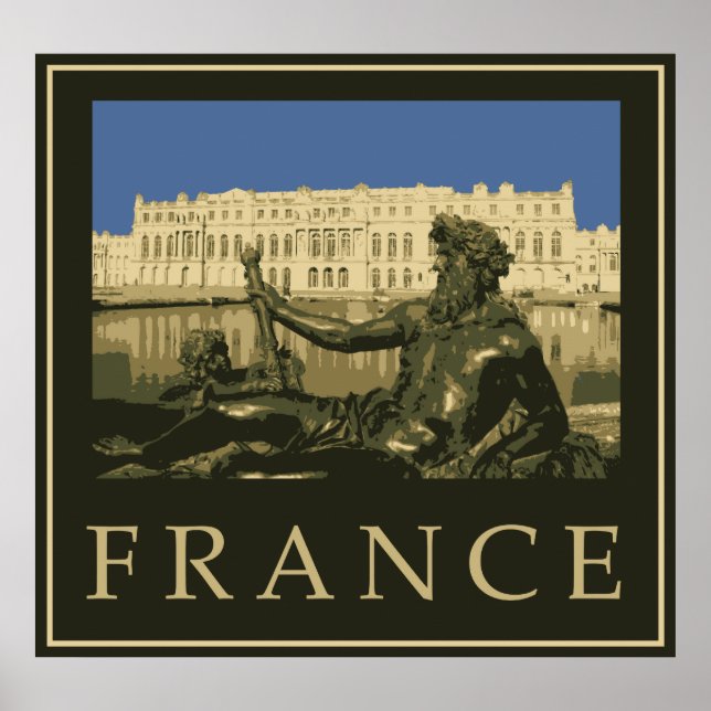 Neptune and the Palace of Versailles Poster (Front)