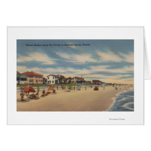 Neptune Beach, FL - View of Ocean Front Homes