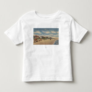 Neptune Beach, FL - View of Ocean Front Homes Toddler T-Shirt