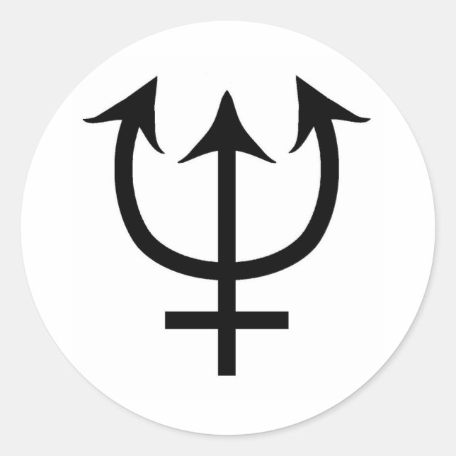 NEPTUNE CLASSIC ROUND STICKER (Front)