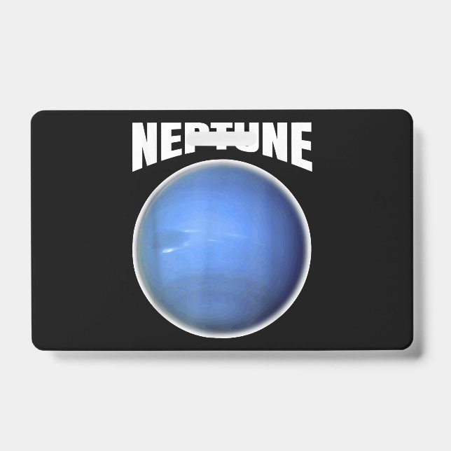 Neptune Design - Science Planet Outer Space ID Badge (Front)