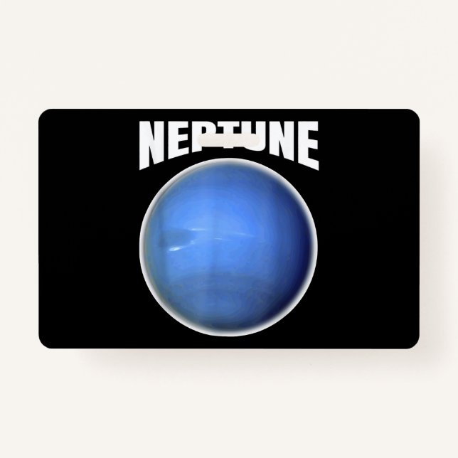 Neptune Design - Science Planet Outer Space ID Badge (Front)