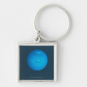 Neptune, dynamic blue-green atmosphere key ring