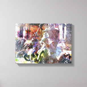 Neptune Fountain Kansas City Canvas Print