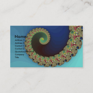Neptune - Fractal Art Business Card