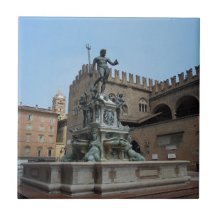 Neptune in Bologna Tile