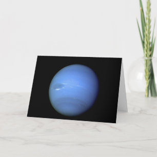 Neptune planet NASA Card