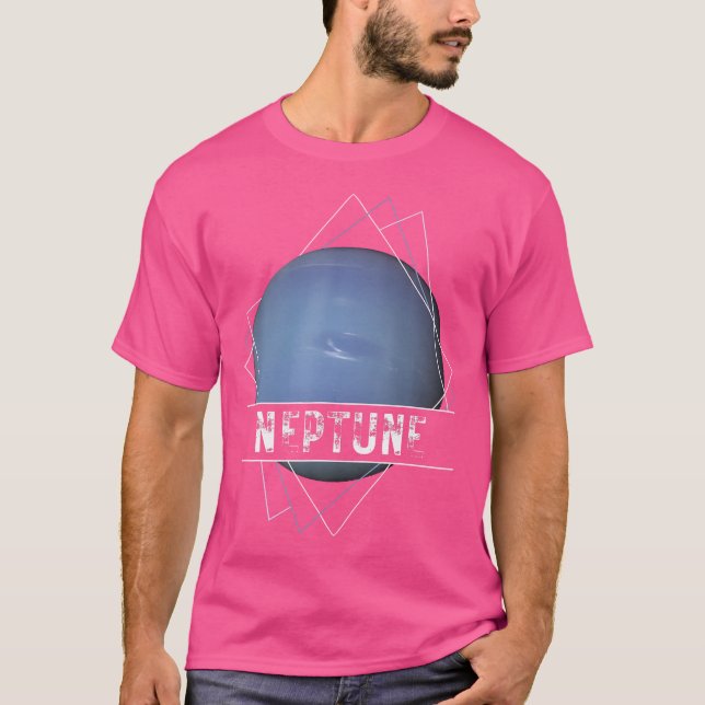Neptune Planet Solar System Space Astronomy T-Shirt (Front)