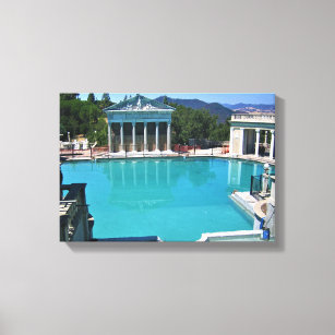 Neptune Pool at Hearst Castle, San Simeon, CA Canvas Print