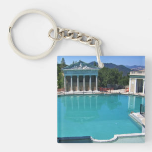 Neptune Pool at Hearst Castle, San Simeon, CA Key Ring