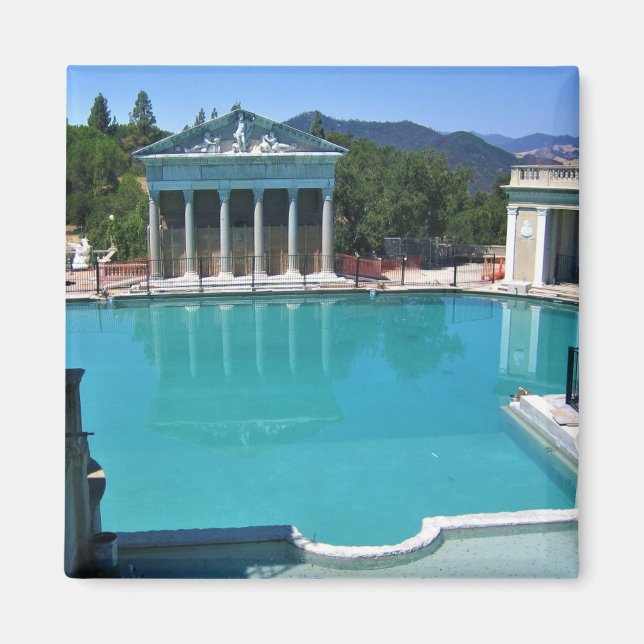 Neptune Pool at Hearst Castle, San Simeon, CA Magnet (Front)