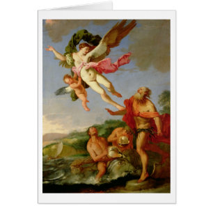 Neptune Pursuing Coronis, 1665-70 (oil on canvas)