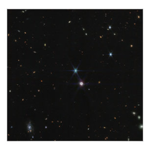 Neptune Ring System hundreds of galaxies Webb Photo Print
