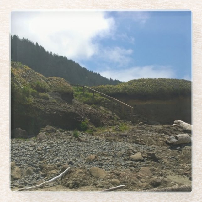 Neptune State Park, OR Glass Coaster (Front)