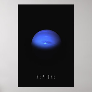 Neptune - The Windy Blue Giant of the Outer Solar  Poster