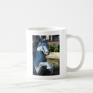 Neptune's Horse, Plaza Fountain Detail Coffee Mug