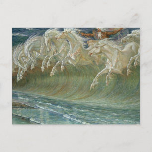 Neptunes Horses Postcard