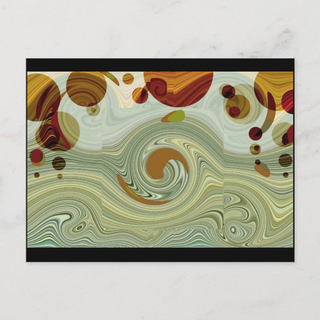 Neptune's MOONS - Abstract Postcard (Front)