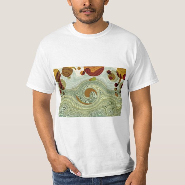 Neptune's MOONS - Abstract T-Shirt (Front)