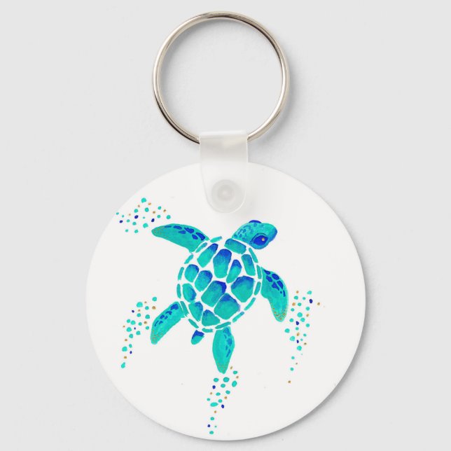 Neptune's Turtle Key Ring (Front)