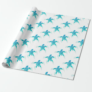 Neptune's Turtle Wrapping Paper