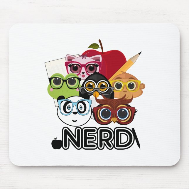 Nerd 3 mouse mat (Front)