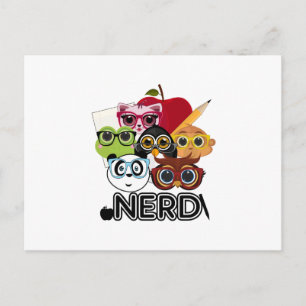 Nerd 3 postcard