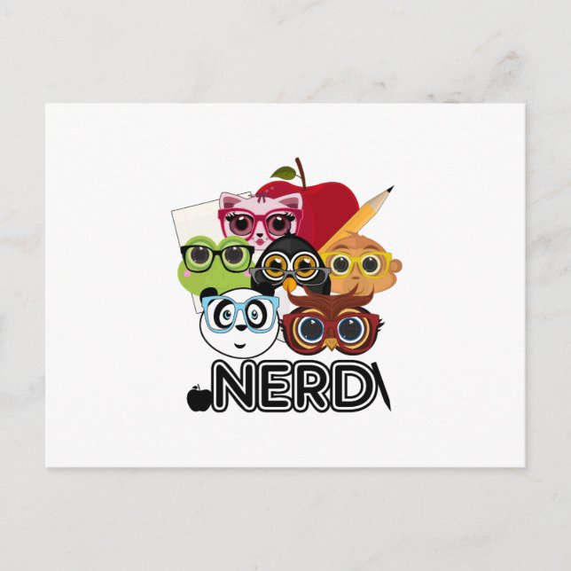 Nerd 3 postcard (Front)