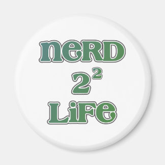 Nerd 4 Life Squared Magnet